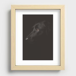 Black Labrador Recessed Framed Print