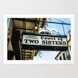 Court of Two Sisters French Quarter New Orleans Art Print