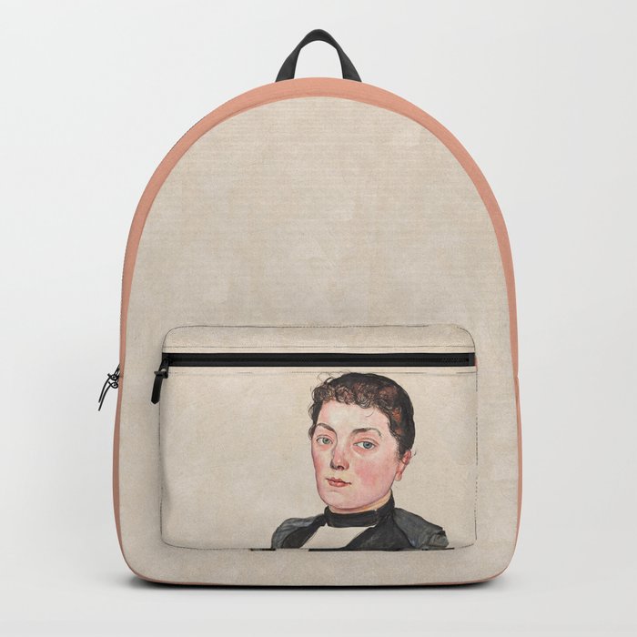 Portrait of an Unknown Woman - Ferdinand Hodler (1853-1918) Backpack