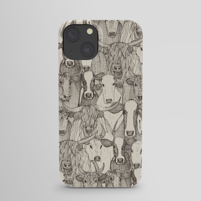 just cattle natural iPhone Case