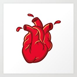 MY HEART Art Print