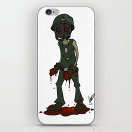 infected soldier iPhone Skin