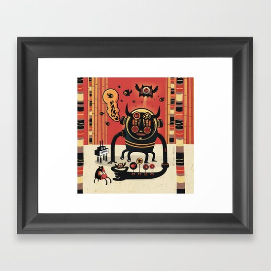 Insect catcher Framed Art Print
