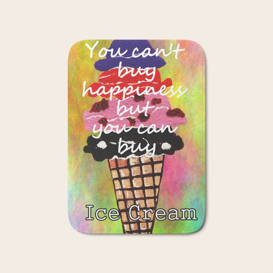 Ice Cream Bath Mat