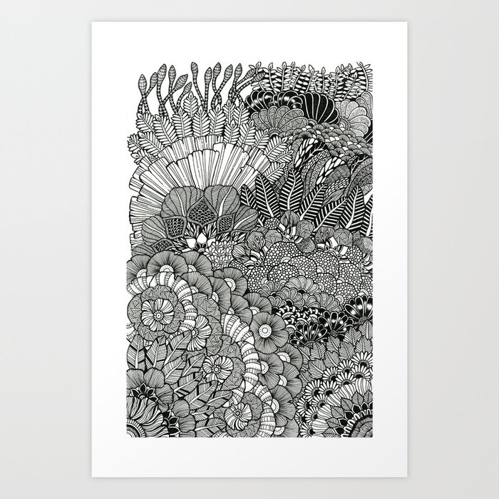 Plant Mandala Art Print
