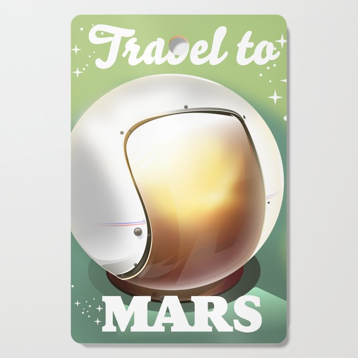Travel to Mars Cutting Board