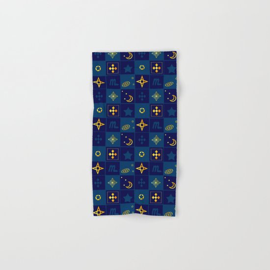 Night Waltz of the planets. Hand & Bath Towel