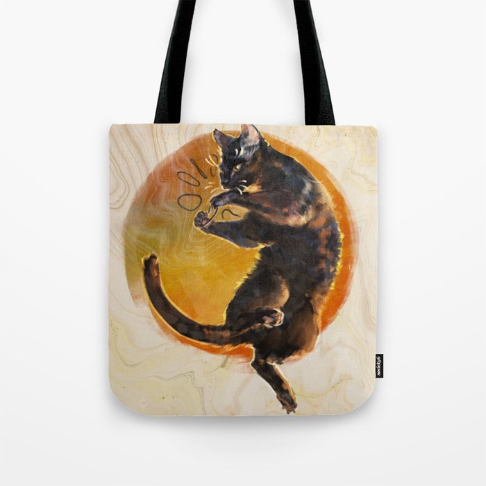 Arlo's black cat - alt version Tote Bag