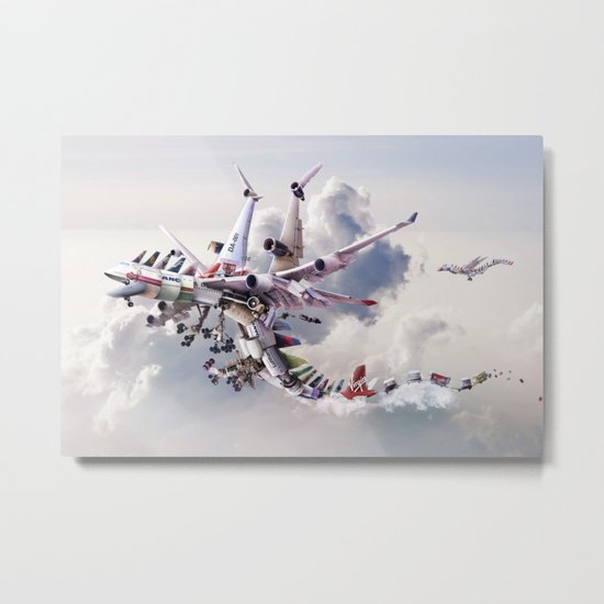 Dragon Airways Metal Print