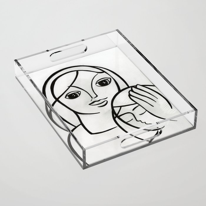 Mother & Daughter Acrylic Tray