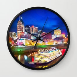 Nashville, Tennessee Wall Clock