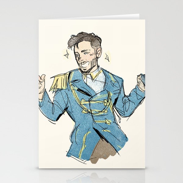 just vibing! straight goofing! Stationery Cards