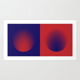 SPACE Album Art Diptych Art Print | Vector, Abstract, Music, Sci-Fi 