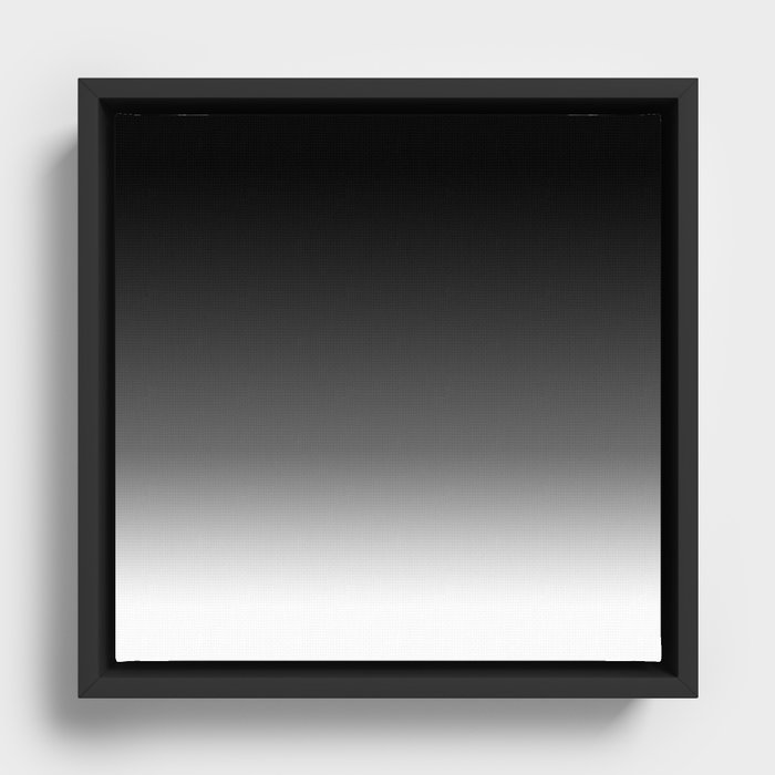 Shades of Gray Framed Canvas