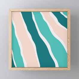 Color Waves Framed Mini Art Print