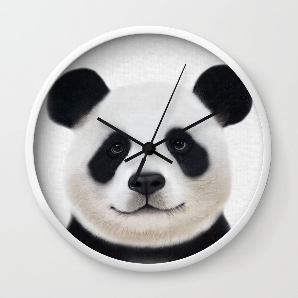 Panda Print Panda Nursery Art Nursery Decor Animal Art Baby Animals Wall Clock By Nikiandneo Society6 Red pandas and raccoons are commonly confused, they come from completely different families. society6