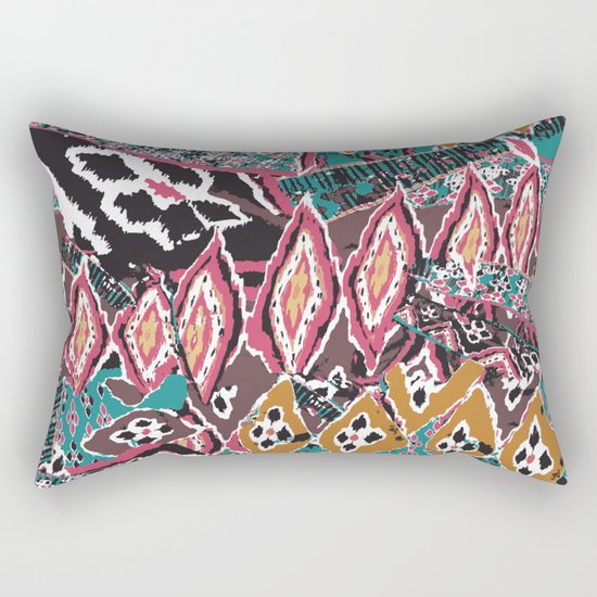 Geometric Pattern Rectangular Pillow