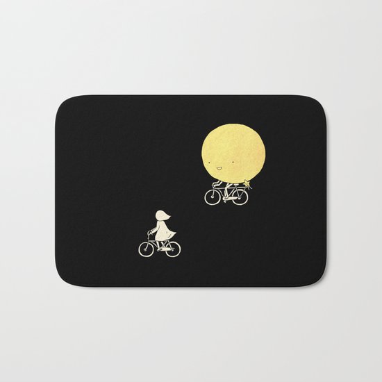 The moon and me Bath Mat