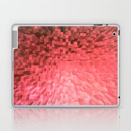 Coral Pixelated Pattern Laptop Skin