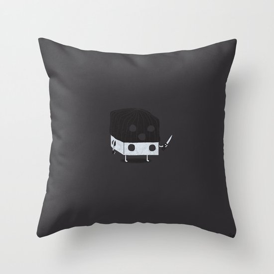 Dicey Little Guy Throw Pillow