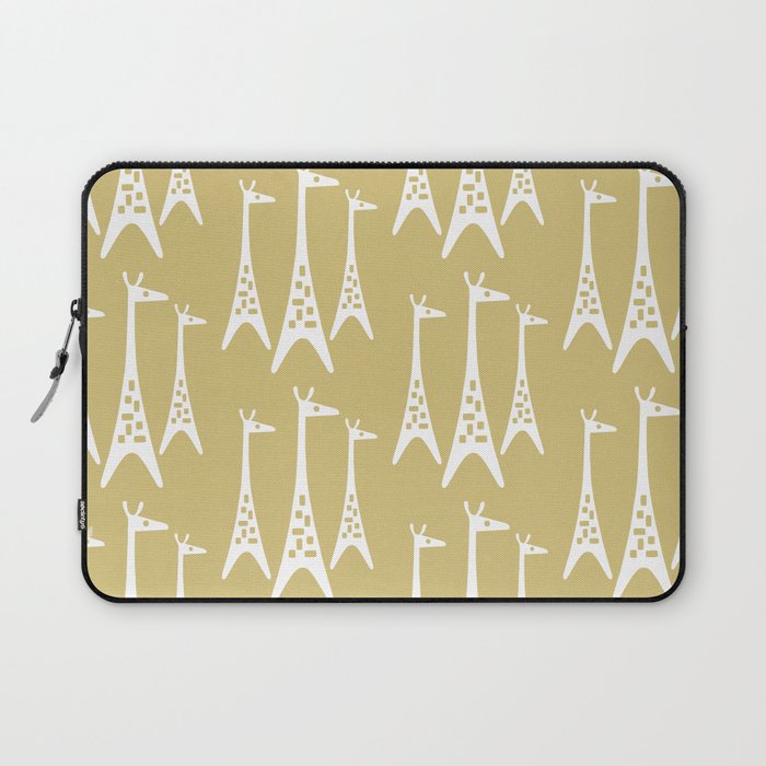 Mid Century Modern Giraffe Pattern 827 Laptop Sleeve