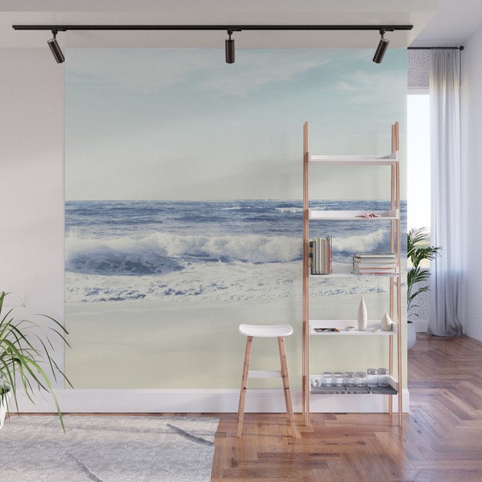 North Shore Beach Wall Mural By Sharonmau Society6