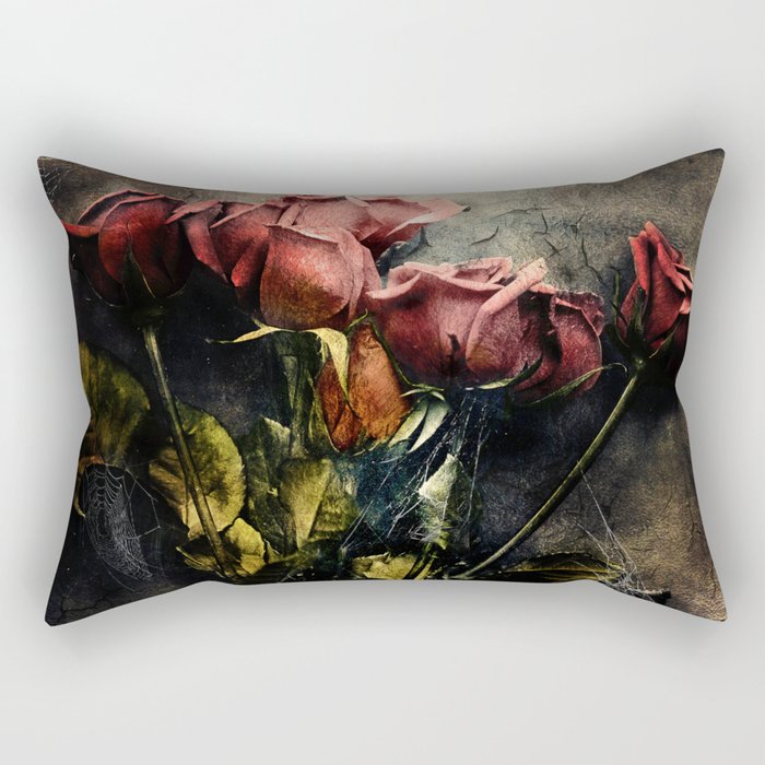 Forgotten Roses Rectangular Pillow