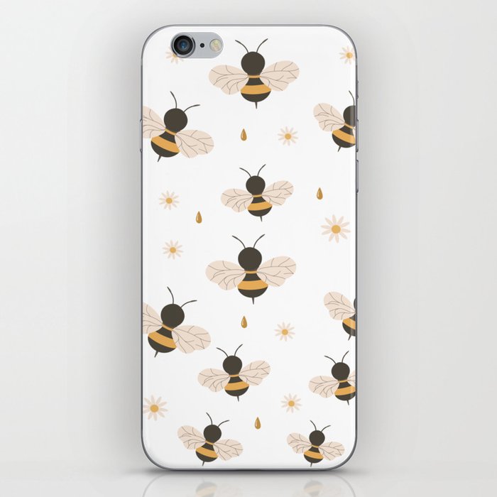 Cute Bee Spring Honey iPhone Skin
