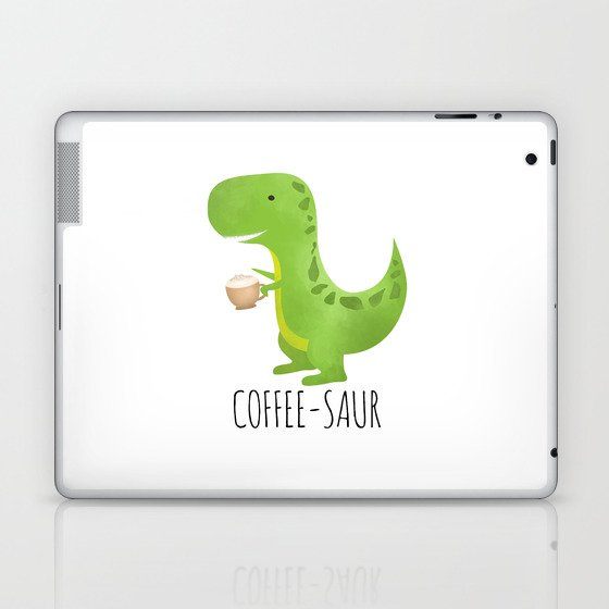 Coffee-saur Laptop & iPad Skin
