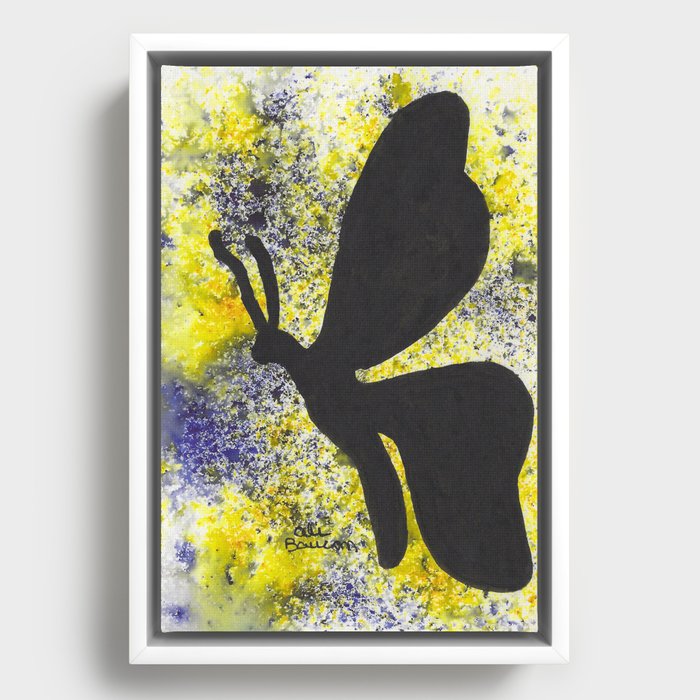 Betty Butterfly Framed Canvas