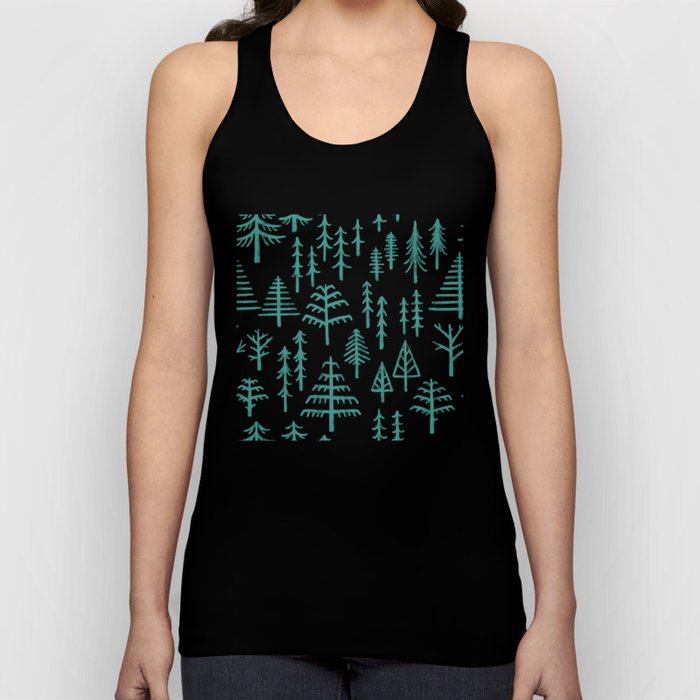 Trees for the Forest in Rainbow Gradient Tank Top