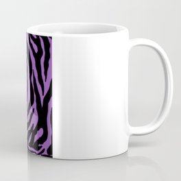 Purple Zebra Background Coffee Mug