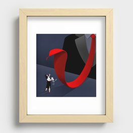sexual harassment Recessed Framed Print