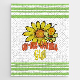 Unbelievable Gigi Sunflowers And Bees Jigsaw Puzzle