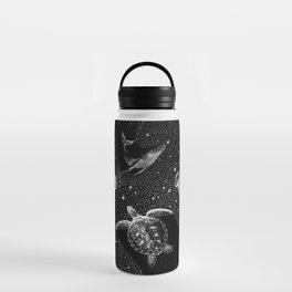Cosmic Ocean (Black Version) Water Bottle