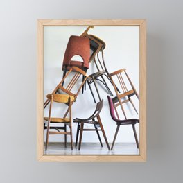 Chairs from 1960s Framed Mini Art Print