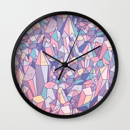 crystal heart ♥ Wall Clock