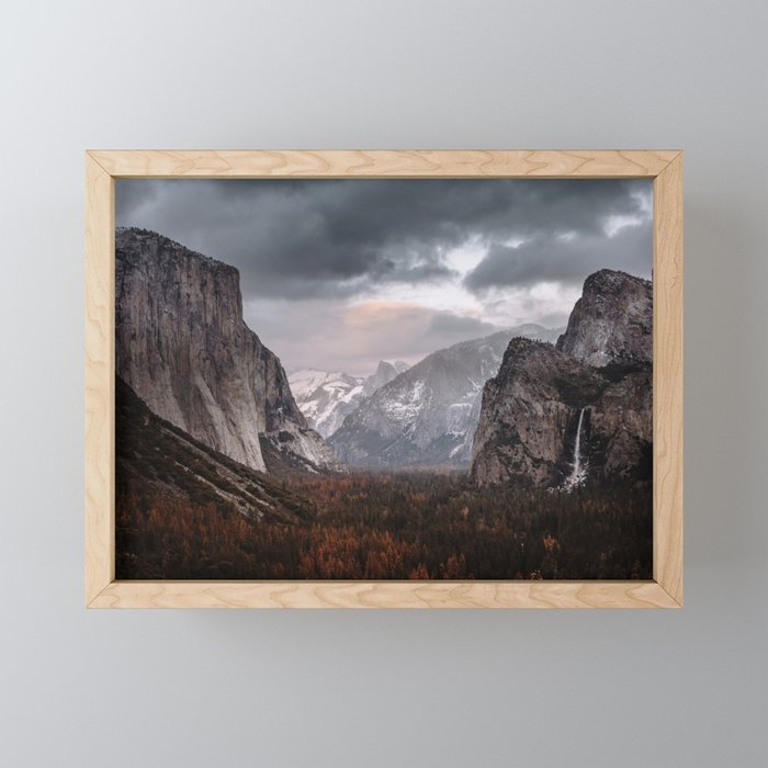 Tunnel View Yosemite Framed Mini Art Print