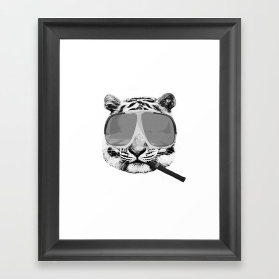 Shigar and a Waffle Framed Art Print
