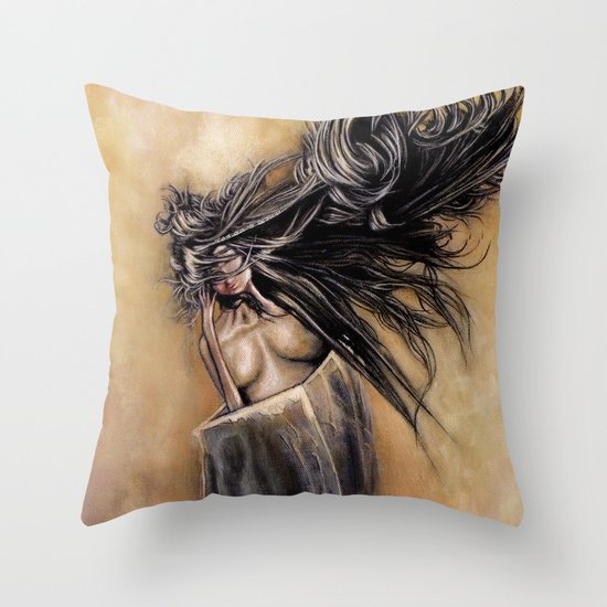 生死 Throw Pillow