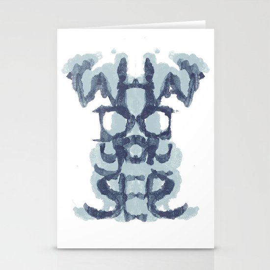 Typography Psychology Stationery Cards
