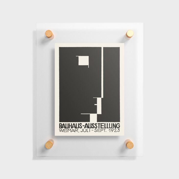Bauhaus Art Exhibition Floating Acrylic Print