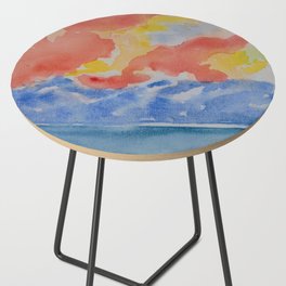 Abstract Beach Side Table