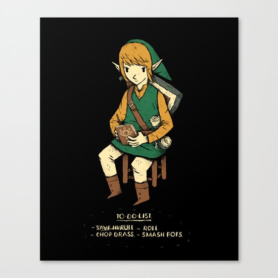 link to do list Canvas Print