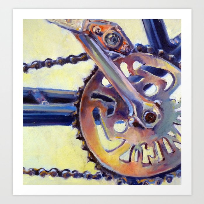 Bicycle Crank Art Print