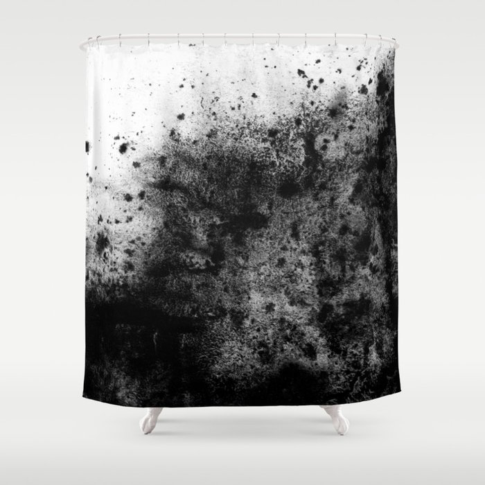 The Sherry / Charcoal + Water Shower Curtain