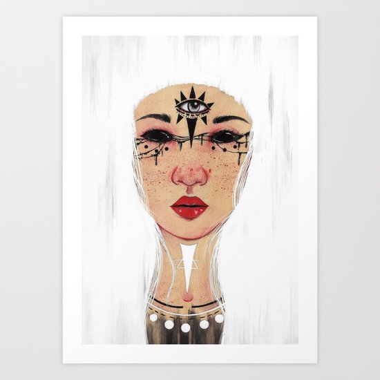Happy Halloween - White Version Art Print