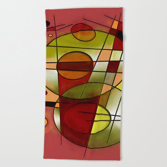 Abstract #752 Beach Towel