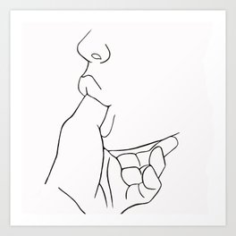Sucking Art Prints For Any Decor Style Society6