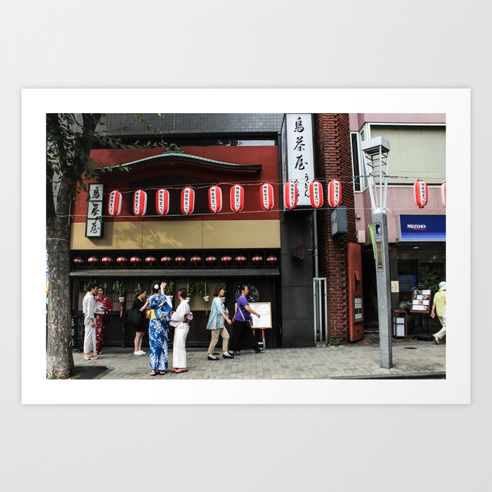 A Day in Tokyo Art Print